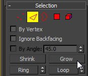 Grow button on the Modify panel