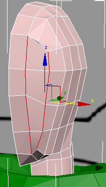 Face strip bridged to side strip